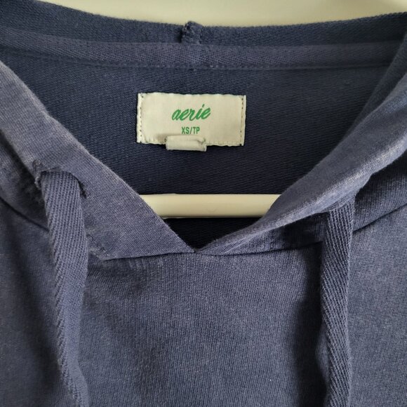 American Eagle Sunwashed Desert Hoodie in Navy - Picture 4 of 7